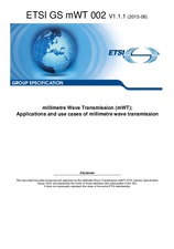 Náhľad ETSI GS mWT 002-V1.1.1 25.8.2015