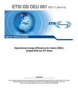 Norma ETSI GS OEU 001-V2.1.1 2.12.2014 náhľad