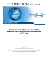 Náhľad ETSI GS OEU 006-V1.1.1 15.6.2015