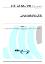 Norma ETSI GS QKD 008-V1.1.1 9.12.2010 náhľad