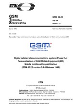 Náhľad ETSI GTS GSM 02.22-V5.4.0 31.7.1998