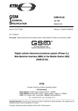 Náhľad ETSI GTS GSM 02.30-V5.3.0 31.7.1996