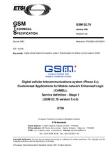 Náhľad ETSI GTS GSM 02.78-V5.4.0 15.1.1988