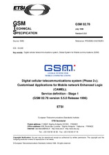 Náhľad ETSI GTS GSM 02.78-V5.5.0 31.7.1998