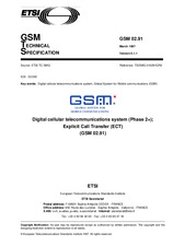 Norma ETSI GTS GSM 02.91-V5.1.1 31.3.1997 náhľad