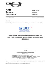 Náhľad ETSI GTS GSM 03.10-V5.1.0 31.3.1997