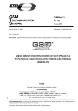 Norma ETSI GTS GSM 04.13-V5.0.0 30.5.1996 náhľad