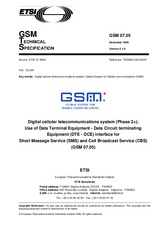 Norma ETSI GTS GSM 07.05-V5.1.0 15.12.1996 náhľad