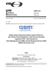 Náhľad ETSI GTS GSM 07.05-V5.3.0 30.8.1997