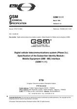 Norma ETSI GTS GSM 11.11-V5.1.0 30.3.1996 náhľad