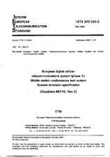 Norma ETSI I-ETS 300020-2-ed.1 31.5.1992 náhľad