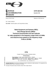 Náhľad ETSI I-ETS 300330-ed.1 30.12.1994