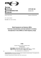 Náhľad ETSI I-ETS 300422-ed.1 15.12.1995