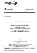 Náhľad ETSI I-ETS 300440-ed.1/Cor.1 30.4.1996