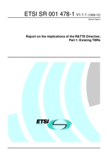 Norma ETSI SR 001478-1-V1.1.1 15.12.1999 náhľad