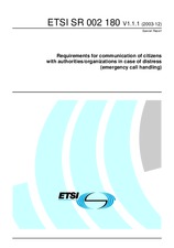 Náhľad ETSI SR 002180-V1.1.1 17.12.2003