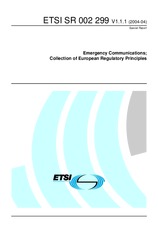 Norma ETSI SR 002299-V1.1.1 15.4.2004 náhľad