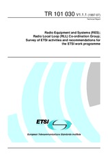 Norma ETSI TR 101030-V1.1.1 30.7.1997 náhľad