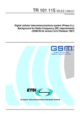 NEPLATNÁ ETSI TR 101115-V6.0.0 30.1.1998 náhľad