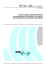 Norma ETSI TR 101149-V1.1.1 31.5.1998 náhľad