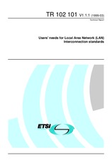 Náhľad ETSI TR 102101-V1.1.1 29.3.1999