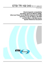 Norma ETSI TR 102343-V1.1.1 22.7.2004 náhľad