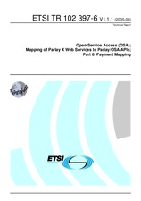 Norma ETSI TR 102397-6-V1.1.1 30.8.2005 náhľad