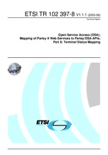 Norma ETSI TR 102397-8-V1.1.1 30.8.2005 náhľad