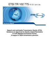 Norma ETSI TR 102775-V1.5.1 1.9.2011 náhľad