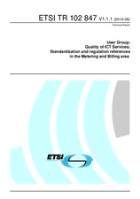 Norma ETSI TR 102847-V1.1.1 7.6.2010 náhľad