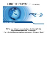 Norma ETSI TR 103269-1-V1.1.1 3.7.2014 náhľad