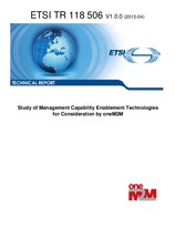 Norma ETSI TR 118506-V1.0.0 10.4.2015 náhľad