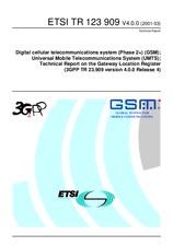 Norma ETSI TR 123909-V4.0.0 31.3.2001 náhľad