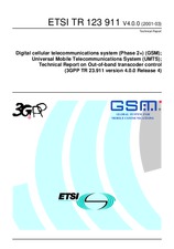 Norma ETSI TR 123911-V4.0.0 31.3.2001 náhľad