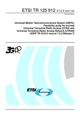 Norma ETSI TR 125912-V7.2.0 30.6.2007 náhľad
