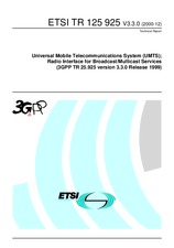 Norma ETSI TR 125925-V3.3.0 31.12.2000 náhľad