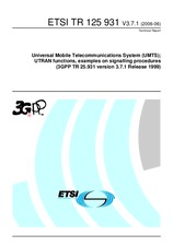 Norma ETSI TR 125931-V3.7.1 30.6.2006 náhľad