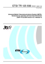 Norma ETSI TR 125936-V4.0.1 31.12.2001 náhľad