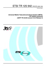 Norma ETSI TR 125942-V4.0.0 30.9.2001 náhľad