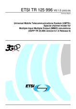 Norma ETSI TR 125996-V6.1.0 27.1.2004 náhľad