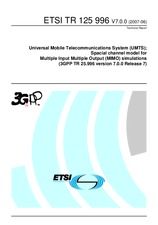 Norma ETSI TR 125996-V7.0.0 28.6.2007 náhľad