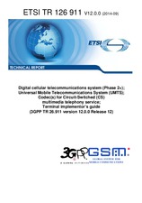 Norma ETSI TR 126911-V12.0.0 30.9.2014 náhľad