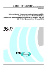 Norma ETSI TR 126912-V3.0.0 31.3.2000 náhľad