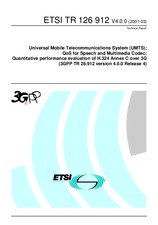 Norma ETSI TR 126912-V4.0.0 31.3.2001 náhľad