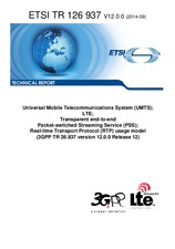Norma ETSI TR 126937-V12.0.0 30.9.2014 náhľad