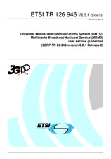 Norma ETSI TR 126946-V6.0.1 31.3.2006 náhľad