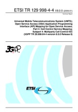 Náhľad ETSI TR 129998-4-4-V8.0.0 19.1.2009