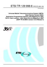 Náhľad ETSI TR 129998-6-V4.0.0 31.3.2001