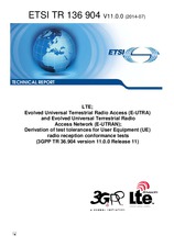 Norma ETSI TR 136904-V11.0.0 18.7.2014 náhľad