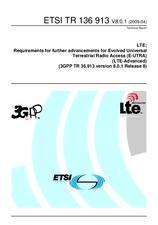 Norma ETSI TR 136913-V8.0.1 15.4.2009 náhľad